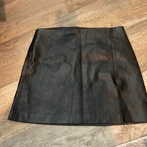 Sunday Best faux leather mini skirt size 10